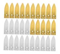 INOOMP 60pcs Zinc and Copper Electrode Strips Set for Fruit Battery Experiments Conductive Plates for Science Learning and DIY Electricity Generation Projects