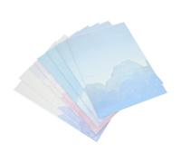 INOOMP 64pcs Letter Paper Stationery Papers B5 Size Elegant Classic Simple Design Write Smoothly Practical for Writing Thank-You Letters and Poems