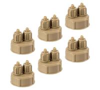 INOOMP 6pcs DIY Co2 Bottle Caps Quick Screw Plastic Covers Made of Abs Material Easy to Use and Sealed Suitable for Drink Bottles and Carbon Dioxide DIY Reactor