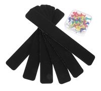 INOOMP 6pcs Felt Bulletin Board Strips Pin Board Strips Simple Design Creative Practical Paste Schedules Decorate and Beautify Wall for Friends