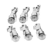 INOOMP 6pcs Guitar Chord Lock Acoustic Guitar Tuners Replacement Pegs Tuning Keys for Electric String Buttons
