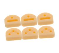 INOOMP 6pcs Guitar String Buckles Nylon String Fasteners for Classical Guitar Ukulele Ties