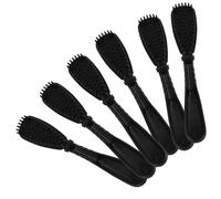 INOOMP 6pcs Hair Dye Brush Professional Hairdressing Combs for Salon and DIY Hair Color Application Washable Reusable PP Material and Coloring Techniques