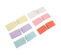 INOOMP 6pcs Pocket Note Block Pad with Eye Friendly Writing Surface and Compact Small Size, Paper Notepad on The Go Revision and Desk Notepad Use by Students