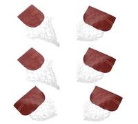 INOOMP 6pcs Snooker Table Pocket Replacement Mesh Nets 7.5x2.4 Inch Pool Table Pockets Set Drop Style Billiard Accessories for Home and Professional Use