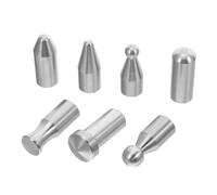 INOOMP 7pcs Car Dent Removal Tool Kit Metal Repair Heads Dent Remover Pen for Auto Body Repair Small Kit with Versatile Precision Lifters