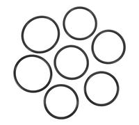 INOOMP 7Pcs Rubber Ring Set for Crystal Singing Bowls Sound Bowl Rubber Rings Sturdy Accessories for Meditation and Buddhism