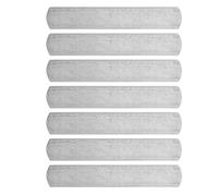 INOOMP 7pcs Weighted Iron Plates 100g Galvanized Iron for Weighted Vest Snug Fit and Increased Resistance Suitable for Gym Training and Outdoor Workouts Adults Silver Strength Training