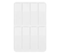 INOOMP 8 Books Book Tabs Page Markers Sticky Tabs Semitransparent Adhesive Easy to Write on White BOPP Material 34x12mm Small Size for Planning and Planners