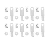 INOOMP 8 Sets Cassette Repair Parts Spring Mount Kit for 21 Type Audio Mechanism, Metal and Plastic Construction with Wide Compatibility for Cassette Deck and Vintage Electronics Audio
