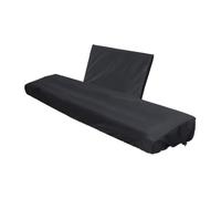 INOOMP 88-key Electronic Piano Dust Cover Black Full Keyboard Protector with Music Stand Compatible for Digital and Electronic Pianos