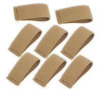 INOOMP 8Pcs Elastic Belt Keepers Durable Nylon Webbing Strap Retainers for Backpacks Luggage More Loops for Secure Gear Organization and Control