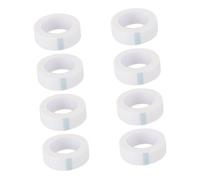 INOOMP 8pcs Eyelash Grafting Tapes Breathable Adhesive Isolation Strips for Eyelash Extensions Beauty Salon Use Easy Tear and Cut White
