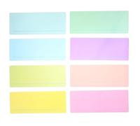 INOOMP 8pcs PVC Reading Bookmarks and Professionals Assorted Colour Reading Strips to Efficiency and Comprehension for Daily Routine and Textbooks