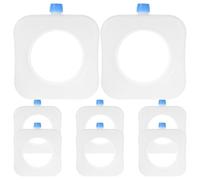 INOOMP 8pcs Replacement Ice Packs: Square Box with Hollow Round Whole, Air Conditioner Fan Reusable Freezer for Household Camping Portable Air Coolers