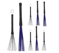 INOOMP 8pcs retractable wire drum brushes - Professional Jazz Drum Brushes for Practice & Performance - Gift for Beginner Practicing, Rock Bands, Students