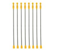 INOOMP 8pcs Stainless Steel Spray Wand Extension Rod Telescopic Sprayer Replacement for Garden Farm Use Corrosion-Resistant Long Reach Lance for Orchards and Tall Plants