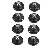INOOMP 8PCS Swivel Stem Casters with Brakes Heavy Duty Thickened Adhesive Rose-shaped Wheels for Furniture and Appliances Smooth Rolling Secure Stability for Easy Moving
