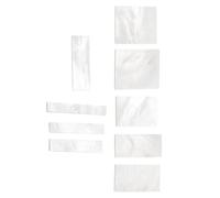 INOOMP 9 Pcs White Shell Guitar Fret Inlays Markers for Fingerboard DIY, Seashell Inlay Material, Easy to Cut, Colour Fast