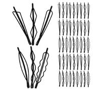 INOOMP 90pcs Black Metal Hair Clips for Women with Strong Grip and Portable Convenience, Minimalist Elegant Design Hair Barrettes for Sports and Travel