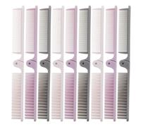 INOOMP 9pcs Foldable Hair Brush: Portable Foldable Hair Comb - Double-Headed Wide Tooth Comb - Compact Travel Size For Men And Women On-The-Go