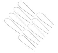 INOOMP 9pcs High Temperature Tungsten Wire for Pottery and Ceramic Jewelry Making, Heat Resistant 1mm Diameter, 8 Inch Length with Smooth Burrfree Finish, Suitable for Studios