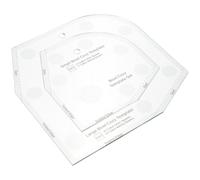 INOOMP Acrylic Bowl Wrap Template Acrylic Bowl Basket Template Portable Simple Operation Sewing Tool for Clothing Store and Shopping Mall Use