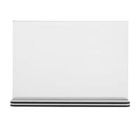 INOOMP Acrylic Sign Holder with Pull-out Design, Resistant to Warping, Professional Appearance and Sleek Style, for Table Menu Display Or Place Card Holder in Restaurants Or Events