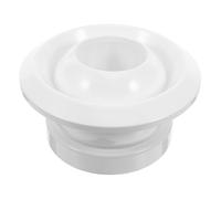 INOOMP Adjustable Abs Spherical Jet Nozzle Vent Cover Neck Round Ceiling Diffuser Rotatable Air Exhaust Vent for HVAC Living Office Bathroom Station Airport