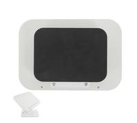 INOOMP Adjustable Height Book Stand with 360° Rotating Base for Reading, Solid Wood and Abs Construction, Portable Book Display Holder Suitable for Cookbooks and Magazines on Study Desk