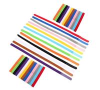 INOOMP Adjustable Nylon Puppy Identification Collars Sturdy Colorful Id Bands 36pcs for Small Dogs and Cats for Newborn Puppies and Kittens, for Daily Use and Social Events