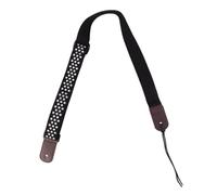 INOOMP Adjustable Pure Cotton Ukulele Strap Black Lanyard Neck Strap for Musical Instrument Accessories