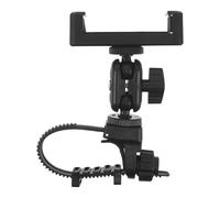 INOOMP Adjustable Rotatable Instrument Clamp Mount Phone Holder for Trumpet Trombone and Woodwind Instruments with Sheet Music Stand Compatible with Alto Sax and Clarinet