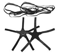 INOOMP Adjustable Volleyball Training Strap for Spiking and Arm Swing Wear-resistant Black Volleyball Practice Equipment and Jump Assistance