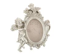 Inoomp Angel Photo Frame Small Resin Figurine Picture Frame Ornaments Antique Table Top Photo Display Decor Ideal for Living Room or Bedroom