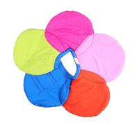 INOOMP Anti-scratch Cat Collar Rainbow Flower Soft Breathable Polyester Neck Cone for Post-surgery Wound Protection Comfortable Anti-lick and Bite Prevention for Cats