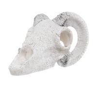 INOOMP Aquarium Artificial Skull Cave - Fish Hideout Skull Statue Decor Reptile Snake Bones Ornament for Fish Tank Terrarium Halloween Accessories