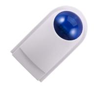 INOOMP Audible Visual Alarm Siren with Waterproof Plastic Housing and Adjustable Volume, Anti-theft Security Horn for Home and Vehicle Use, for Factory and Warehouse Safety Applications