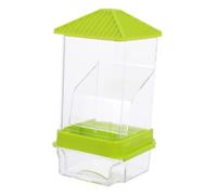 INOOMP Automatic Spill Bird Feeder for Parrots and Lovebirds Bird Feeding Dish Scheduled Feeding Easy to Clean and Sturdy Design for Home and Pet Stores