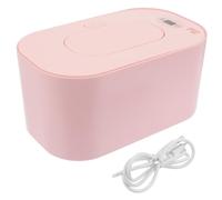 INOOMP Baby Diaper Wipe Warmer Pink Low Power Consumption, Portable USB Wet Tissue Warmer Dispenser for Baby Wipes, for Travel and Home Use