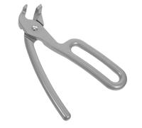 INOOMP Baking Pan Gripper Clips Pizza Pan Gripper Silver Aluminum Alloy Heat Resistant Material Simple and Practical Design Prevents Spills for Air Fryers and Traditional Ovens