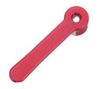INOOMP Ball Valve Lever Handle Red Aluminum Alloy Replacement with Arc Shape and Smooth Operation for Garden Turn Spigot in Kitchens and Tight Cabinet Spaces
