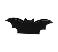 INOOMP Bat Shaped Wooden Storage Box Halloween Decorative Goth Style Organizer for Jewelry Makeup Remote Control Bathroom Countertop