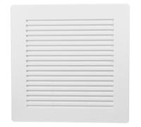 INOOMP Bathroom Exhaust Fan Cover Replacement with Springloaded System, Abs and Metal Material, 10x10 Inch Square Vent Fan Grille for Efficient Airflow in Bathroom and Restroom