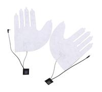 INOOMP Battery Heated Gloves Pads Level Temperature Metallic Cellosilk Heating for Winter Warmth Compatible with Various Gloves
