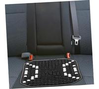 INOOMP Beaded Wood Seat Cushion Cooling Car Seat Pad Ventilated Protector for Auto Suv Truck Easy Install Massage Support Black