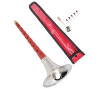 INOOMP Beginner Suona Ethnic Wind Instrument Portable Handcrafted Wood Craft for All Ages Training Hand-brain Coordination with Melodious Sound and Comfortable Play Random Color