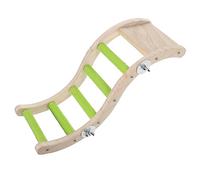 INOOMP Bird Ladder Climbing Toy Budgerigar Claw Grinding Ladder Bite-resistant Parrot Cage Accessories Budgerigars Caged Birds