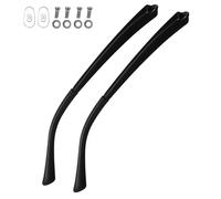 INOOMP Black Glasses Arm Replacement Lightweight Tr Material, Comfortable to Wear for Eyeglasses and Reading Glasses Suitable for Spectacle Arms Replacement and Eyeglasses Frame Temple