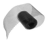 INOOMP Black Gutter Mesh Guard 1 Roll Protecting Rainwater from Roof Scrap Corrosion Resistant Pp and Pe Material Leaf Replacing Gutter Guard Cover to Prevent Drain Blockages for Home